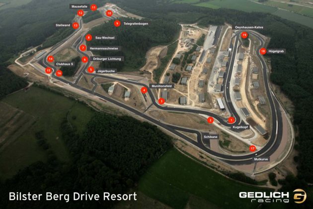 Neuser Motorsport Events - Bilster Berg Streckenuebersicht